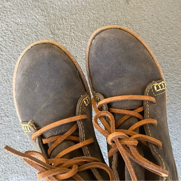 Born Temple Rust Suede Leather Ankle Boots Women’s 6 Boho F32529 - Picture 11 of 14